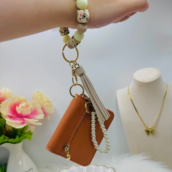 Autumn Card Wallet Wristlet - Picture 2 of 7